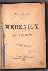 stare wydanie książki Wiktora Hugo - Nędznicy