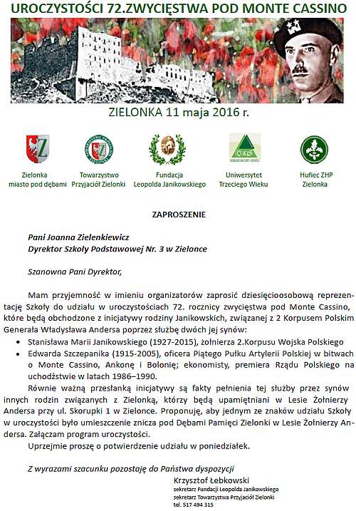 zaproszenie