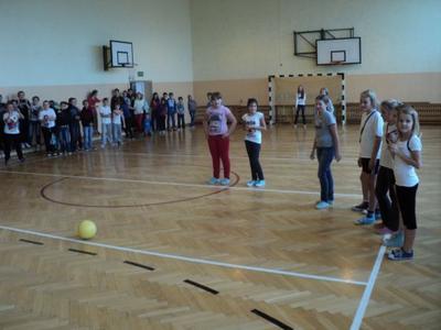 Mecz dziewcząt klasa IV i V