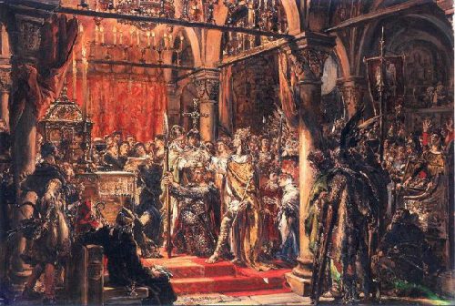 koronacjapierwszegokrolapolskinaobraziejanamatejki500x336.jpg [500x336]