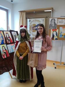 Joanna Werpulewska kl. 7 c- III miejsce w powiecie trzebnickim