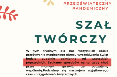 Szał twórczy 21-12-2020