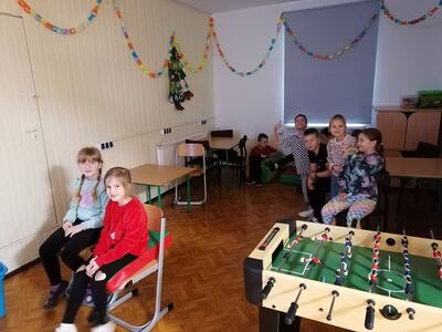 Świąteczna atmosfera w bibliotece