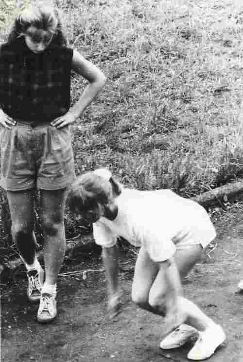Trening biegaczek - 1976