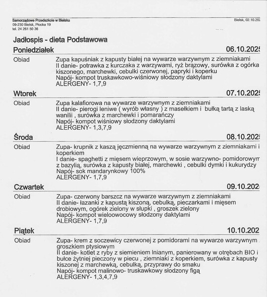 oddział przedszkolny