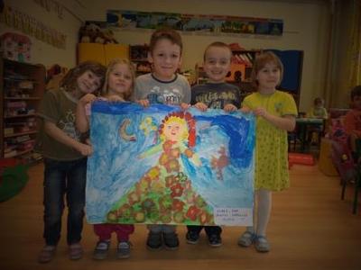 Prace plastyczne w wykonaniu najmłodszych