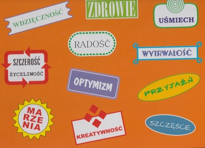 Założenia programu (marzenia, kreatywność, szczęście, przyjaźń, optymizm, szczerość, życzliwość, radość, wytrwałość, uśmiech, zdrowie, wdzięczność)