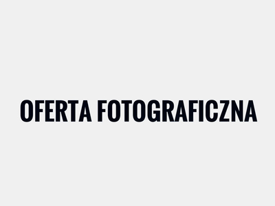 napis oferta fotograficzna