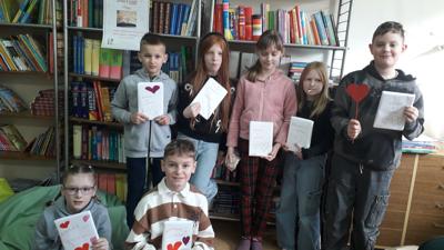 Klasa IV po wyborze książek.