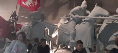 Eksponaty w Muzeum Bitwy pod Grunwaldem.