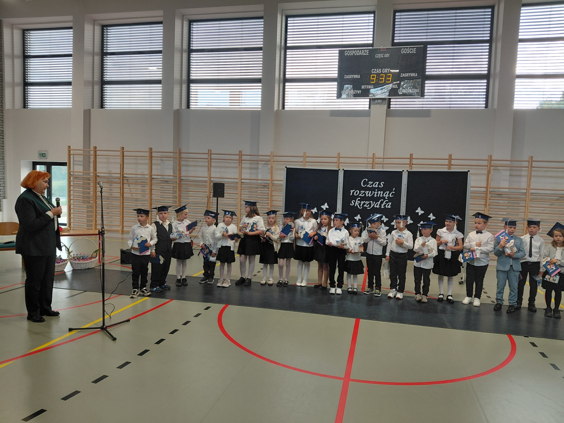 Pasowanie pierwszoklasistów w Szkole Podstawowej w Mieleszynie