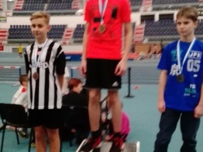 Bieg na 200 m - chłopcy - 
Walkowski Kacper - 3 miejsce
