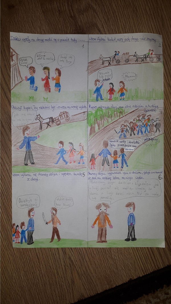 Narysuj Komiks Na Podstawie Sporządzonego Planu Wydarzeń Aktualności - Szkoła Podstawowa nr 13 im. św. Jana Pawła II w Toruniu