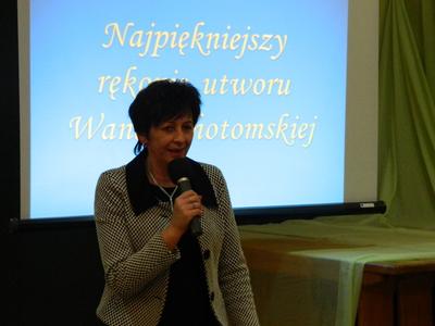 Powitanie uczestników konkursu: uczniów i rodziców.