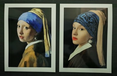 Julia Dampc - uczennica Szkoły Podstawowej nr 5 w Lęborku, „Dziewczyna z perłą” - Johannes Vermeer
