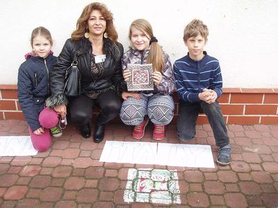 Ornament z Italii to mozaika z czasów starożytnego Rzymu.