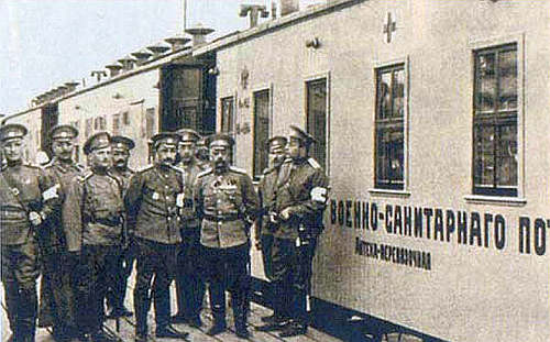 1915 rosyjski pociąg sanitarny