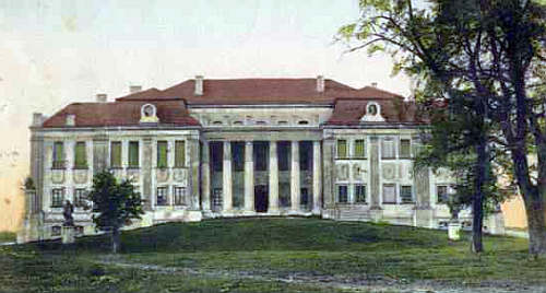 Równe 1915 zamek Lubomirskich