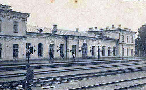 dworzec kolejowy w Równem, 1916