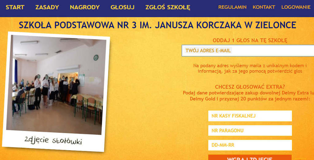 Kliknij i zagłosuj na remont naszej stołówki!