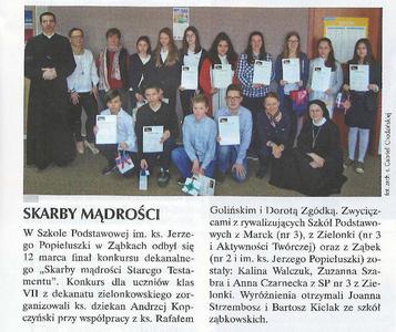 skan artykułu - czasopismo Idziemy