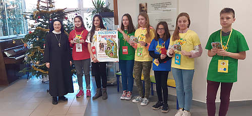 grupa naszych kolędników misyjnych