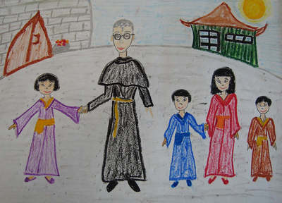 konkurs plastyczny o św. Maksymilianie Kolbe