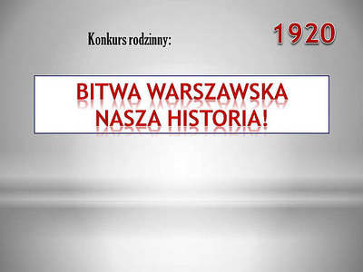 konkurs Bitwa Warszawska