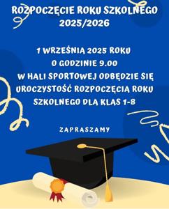 Rozpoczęcie roku szkolnego 2025/2026