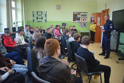 Zajęcia z bezpieczeństwa w sieci.