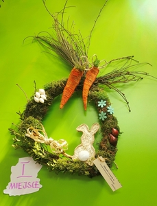 Praca konkursowa "Ozdoby wielkanocne" - III miejsce.