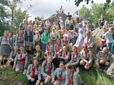 „Szlakiem Harcerskiej Przygody” - rajd pieszy.