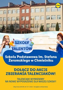 Plakat akcji "Szkoły pełne talentów".