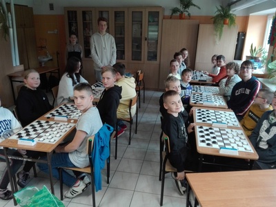 Pierwsze eliminacje do Mistrzostw Powiatu w Warcabach Klasycznych.