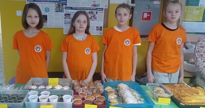 Członkowie wolontariatu.