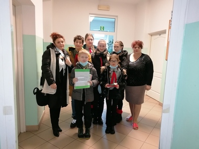 Mikołajkowe wsparcie ZOL w Chmielniku. 