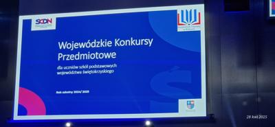 GALA LAUREATÓW WOJEWÓDZKICH KONKURSÓW PRZEDMIOTOWYCH 2024/2025