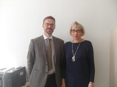 Od lewej: Dziekan Wydziału Filologicznego Uniwersytetu Gdańskiego prof. UG dr hab. Maciej Michalski,