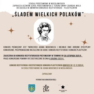 Plakat - Gminny Konkurs Recytatorsko - Plastyczny