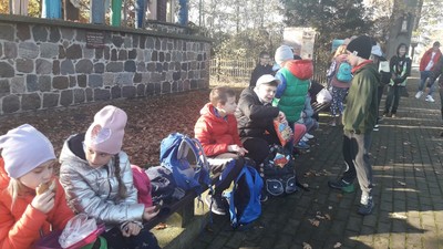 Drugie śniadanko po zwiedzeniu muzeum.