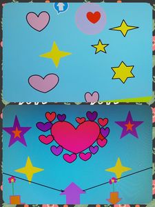 Laurki graficzne w programie Paint.