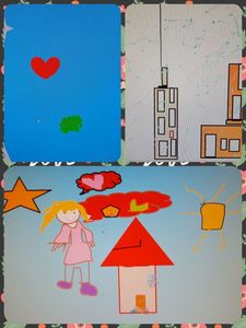 Laurki graficzne w programie Paint.