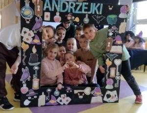Klasa 3c podczas świetlicowych Andrzejek