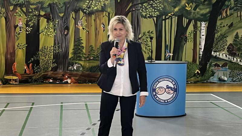 Powitanie Gości - Pani Dyrektor Małgorzata Różańska