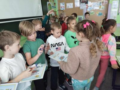 Uroczystość w klasie 1c