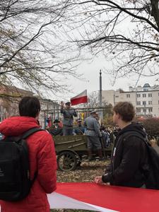 DZIELNICOWE OBCHODY NARODOWEGO ŚWIĘTA NIEPODLEGŁOŚCI NA PLACU GABRIELA NARUTOWICZA