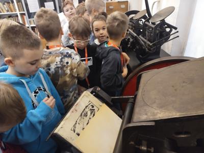 WYCIECZKA KLASY 1C DO MUZEUM DRUKARSTWA WARSZAWSKIEGO