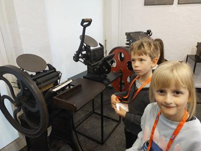 WYCIECZKA KLASY 1C DO MUZEUM DRUKARSTWA WARSZAWSKIEGO