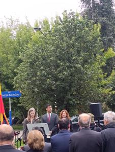 UROCZYSTOŚĆ NADANIA NAZWY "SKWER AMERYKI ŁACIŃSKIEJ"