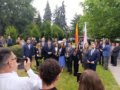 UROCZYSTOŚĆ NADANIA NAZWY "SKWER AMERYKI ŁACIŃSKIEJ"